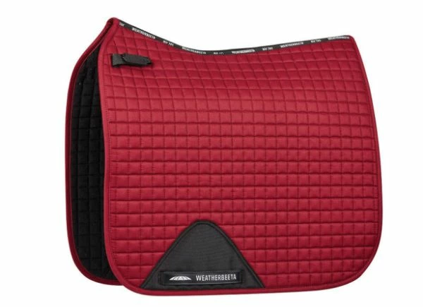 Weatherbeeta Prime Dressage Saddle Pad Maroon Full