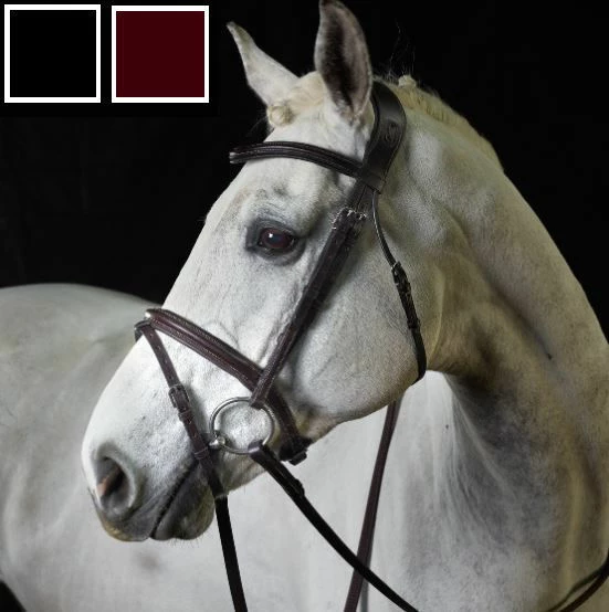 GFS Pessoa Flash Bridle With Rubber Reins