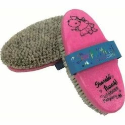 Haas Pummel Fellglanz Pink Brush