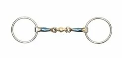 Shires Blue Sweet Iron Loose Ring With Lozenge Snaffle
