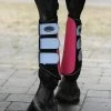 Weatherbeeta Reflective Single Lock Brushing Boots Pink/Silver