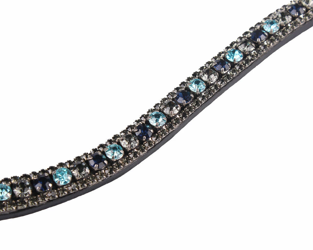 QHP Sevilla Browband Black/Turquoise - Image 2