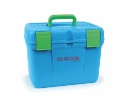 Shires Deluxe Grooming Box Bright Blue