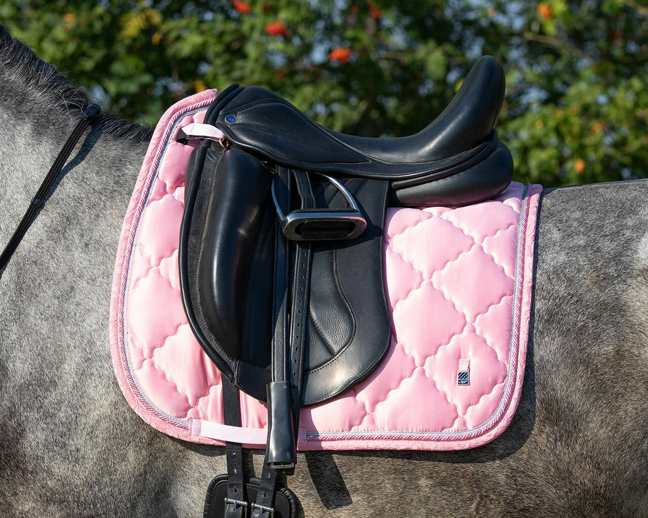 QHP Sevilla Saddlepad Dressage Blossom Full - Image 2