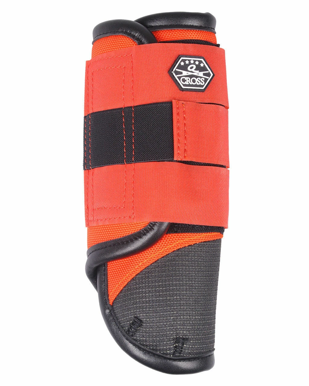 QHP Eventing Boots Front Leg Technical Orange