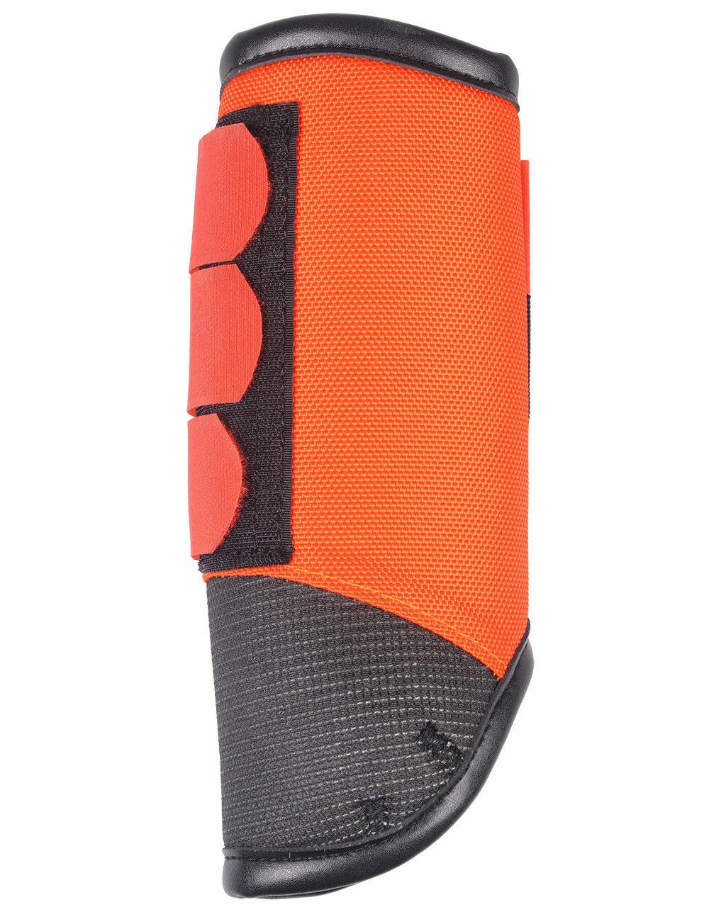 QHP Eventing Boots Front Leg Technical Orange - Image 2