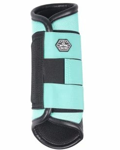 QHP Eventing Boots Hind Leg Technical Mint Green