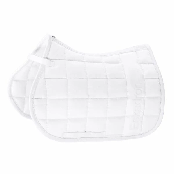 Eskadron Reflexx Big Square Glitter Saddle Cloth White VS Full