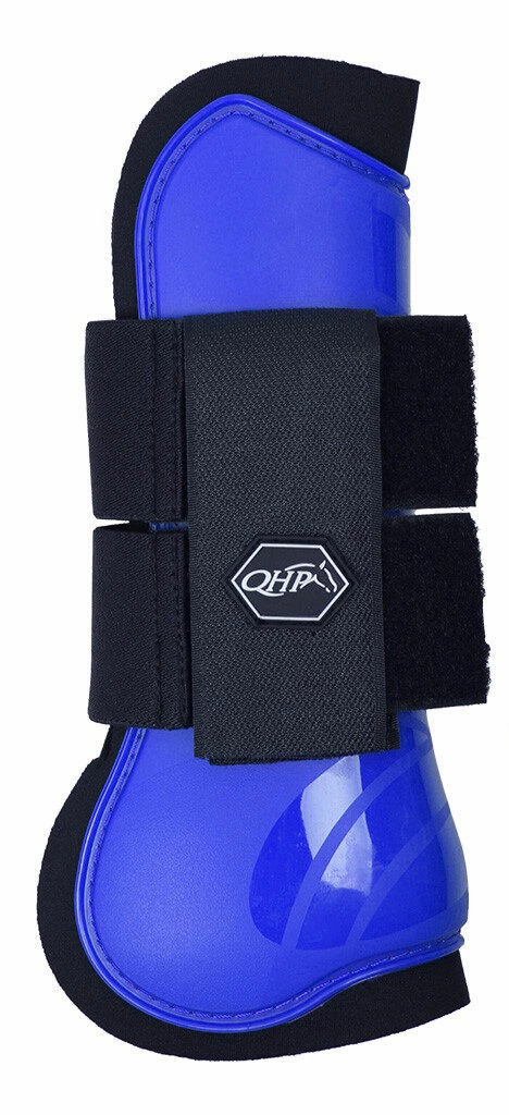 QHP Tendon Boots Cobalt Blue