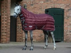 Weatherbeeta Comfitec Channel Quilt 210D Combo Heavy Maroon/Grey/White