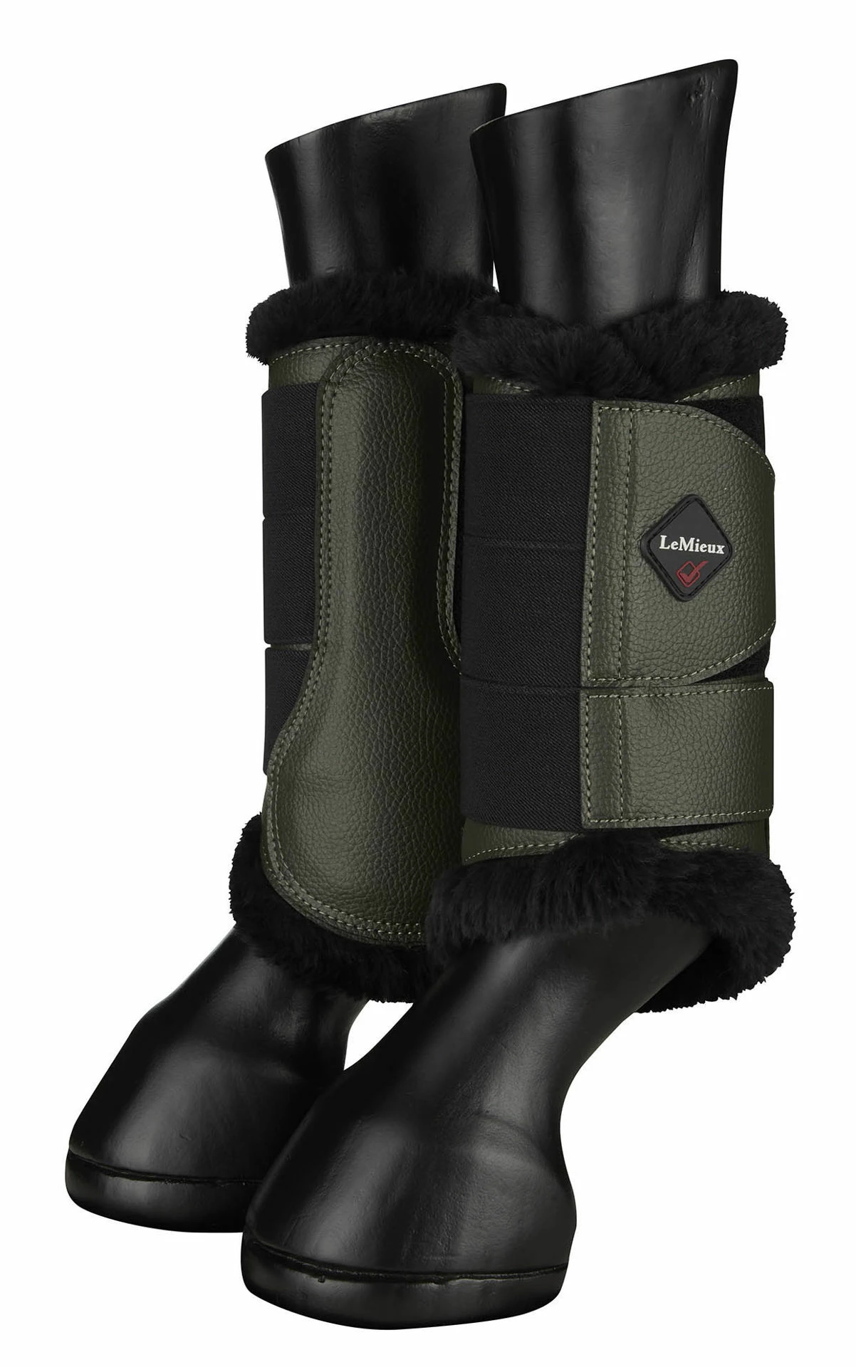 Le Mieux Fleece Lined Brushing Boots Oak