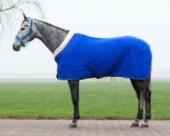 QHP Fleece Rug Brilliance Victoria Blue