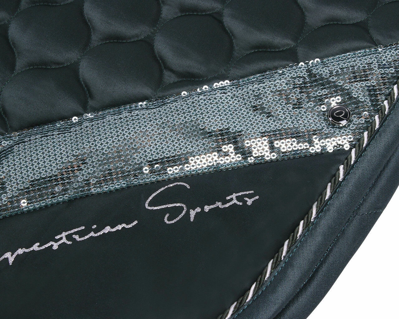 QHP Saddle Pad Brilliance Deep Forest D Full - Image 2