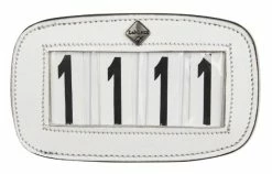 Le Mieux Saddle Pad 4 Number Holder Square White
