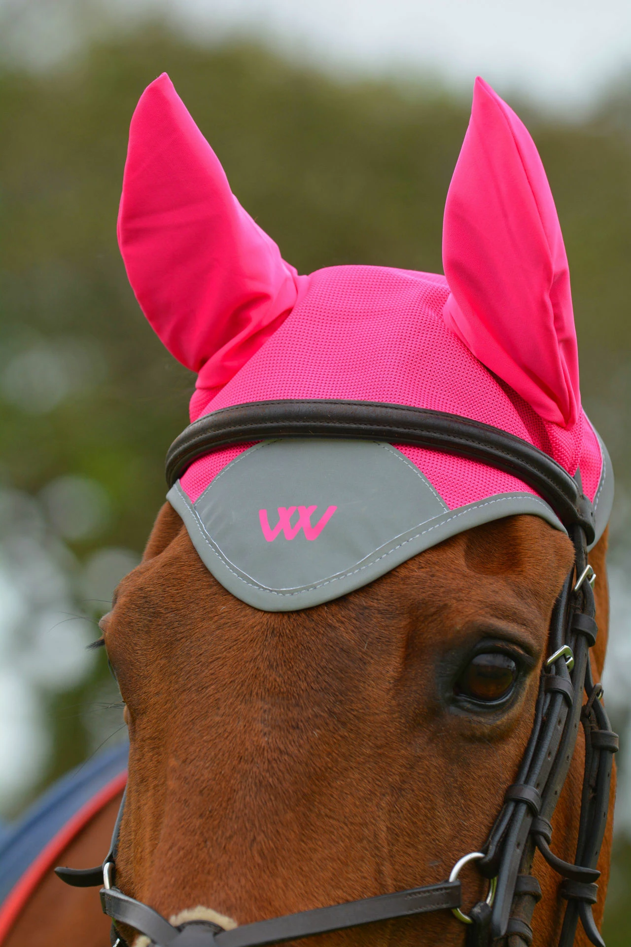 Woof Wear Hi Viz Fly Veil Pink - Image 2