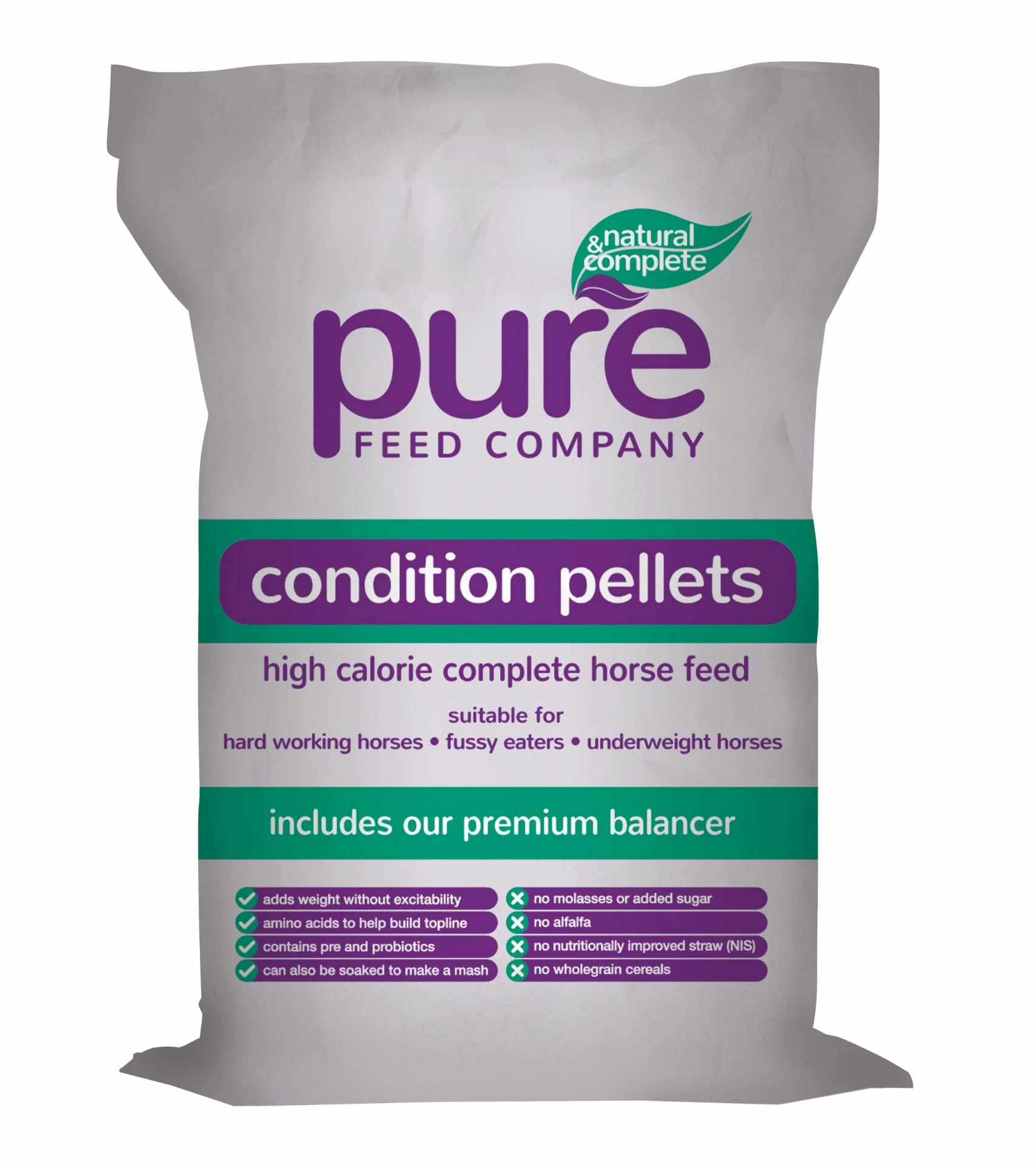 Pure Feed Company Condition Pellets 15kg