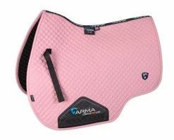 Shires ARMA Luxe Saddlecloth Dusky Pink 17-18"
