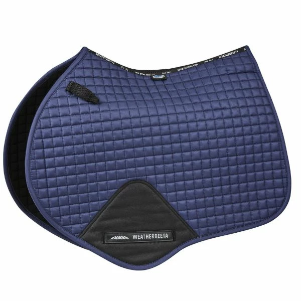 Weatherbeeta Prime Jump Shaped Saddle Pad Blueberry Navy Pony
