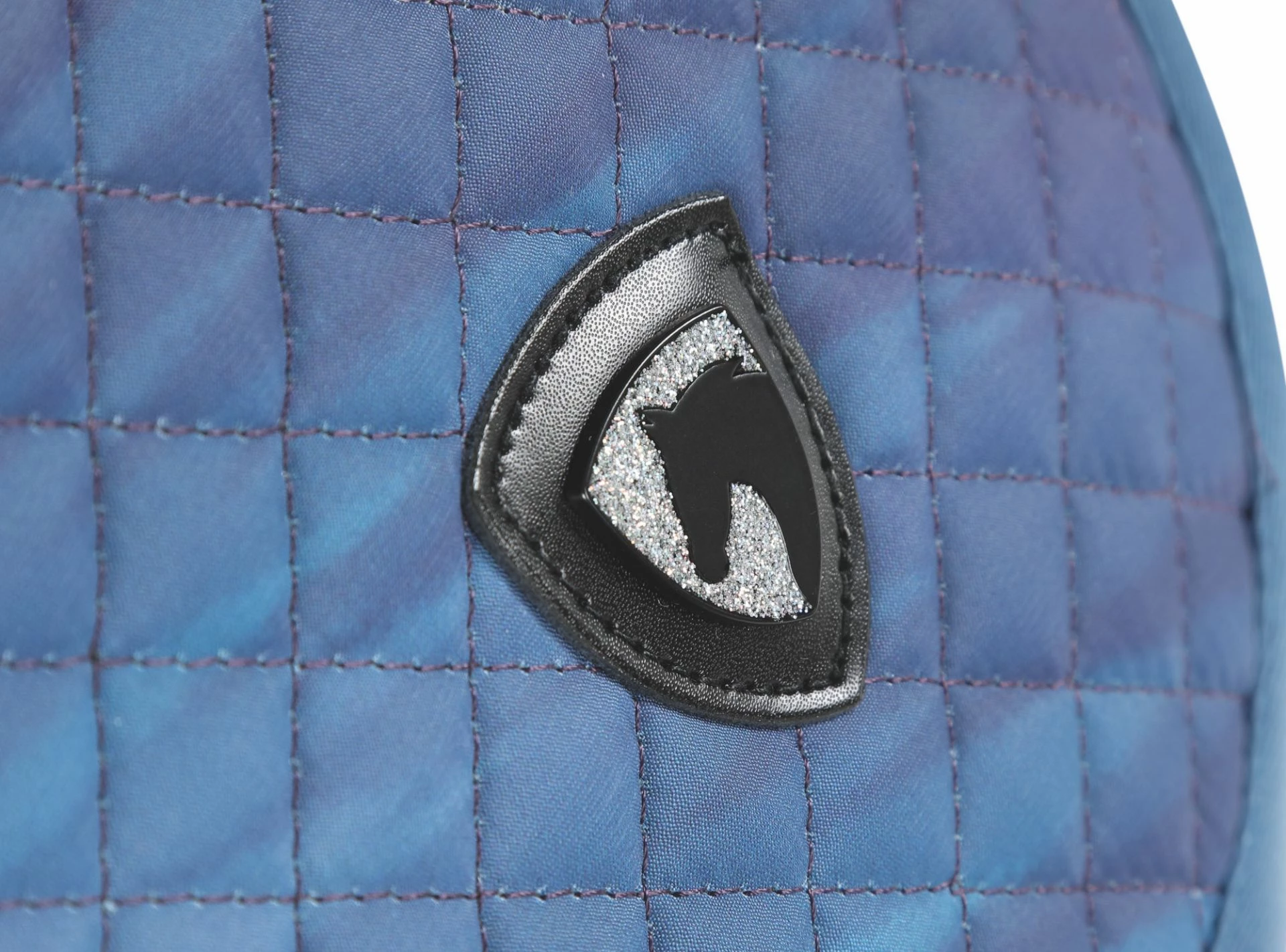 Shires ARMA Tie Dye Saddlecloth Navy 14" - Image 2