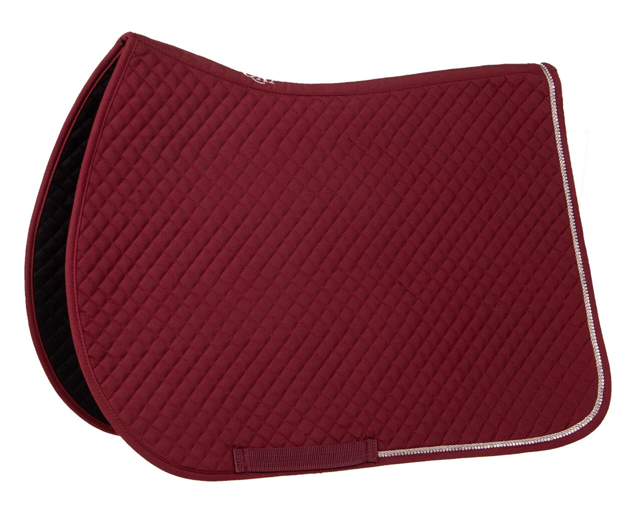 QHP Cali Saddlepad AP Burgundy Shetland