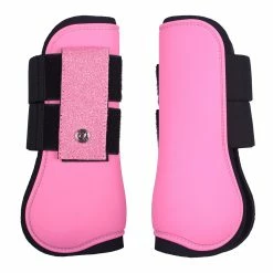 QHP Tendon Boots Rio Powder Pink