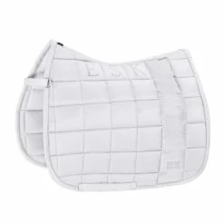 Eskadron Saddle Cloth Big Square Glossy Platinum 22 White DL Full