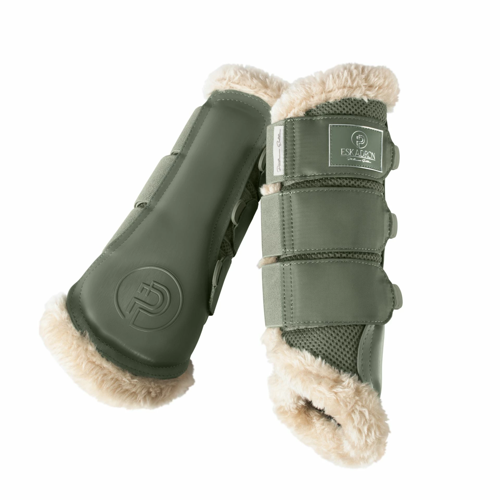 Eskadron Tendon Boots Mesh Fauxfur Platinum 22 Ash Green