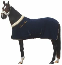 Covalliero Fleece Rug Dark Navy