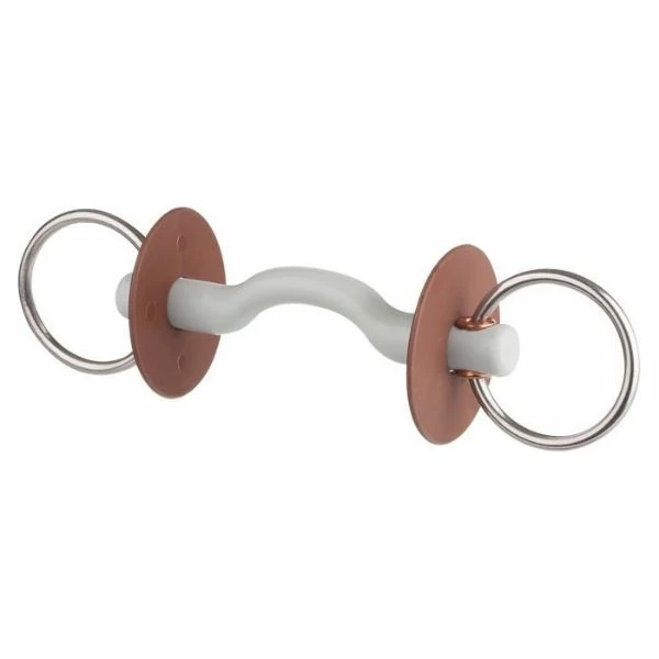 Beris Snaffle Bit Tongue Arc Bar Soft Ring 7.5cm 130mm