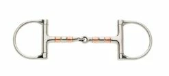 Lorina Copper Roller Dee Race Snaffle