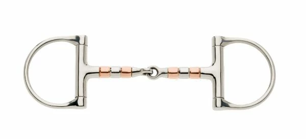 Lorina Copper Roller Dee Race Snaffle