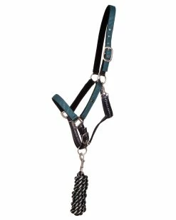 QHP Headcollar Set With Turnout Collection Wave