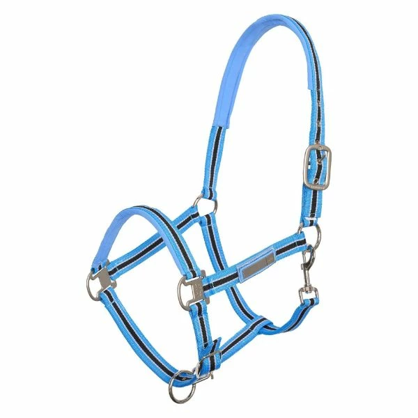 HV Polo Headcollar HVPClassic Stripe Blue