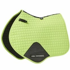 Weatherbeeta Prime Jump Shaped Saddle Pad Lime Green Pony