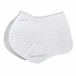 Weatherbeeta Prime Jump Shapped Saddle Pad White Full