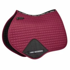 Weatherbeeta Prime Jump Shapped Saddle Pad Maroon Pony