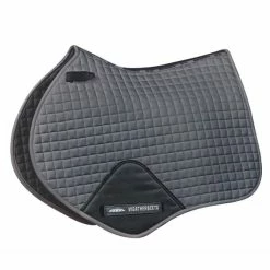 Weatherbeeta Prime Jump Shapped Saddle Pad Grey Pony