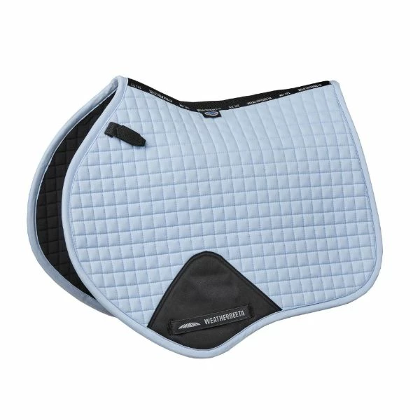 Weatherbeeta Prime Jump Shapped Saddle Pad Ice Blue Pony