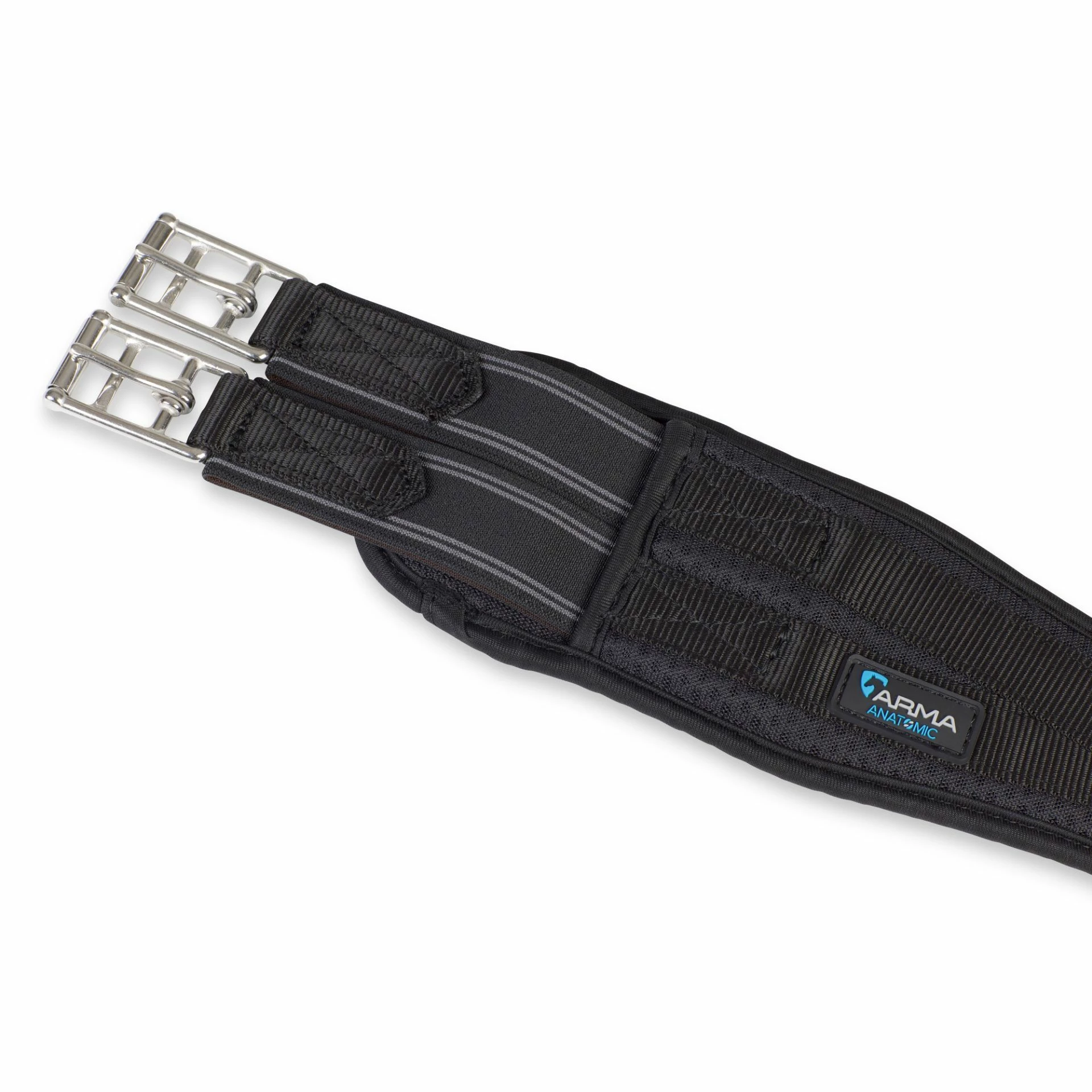 Shires ARMA Airflow Elasticated Girth Black - Image 2