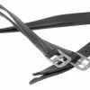 Cameo Equine Anti Stretch Synthetic Stirrup Leathers Black 54"