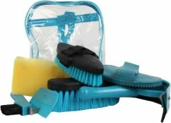 Roma Backpack Grooming Kit 7 Piece Teal