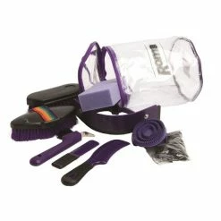 Roma Cylinder Grooming Kit 9 Piece Purple